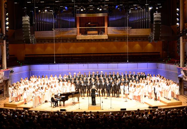 Fotografi från konserttillfälle. 