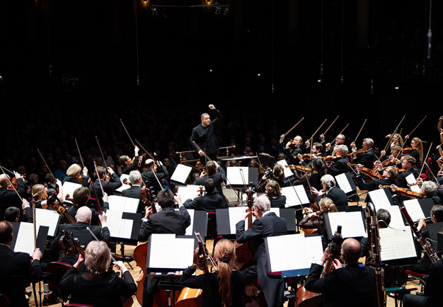 Stor orkester. Fotografi.