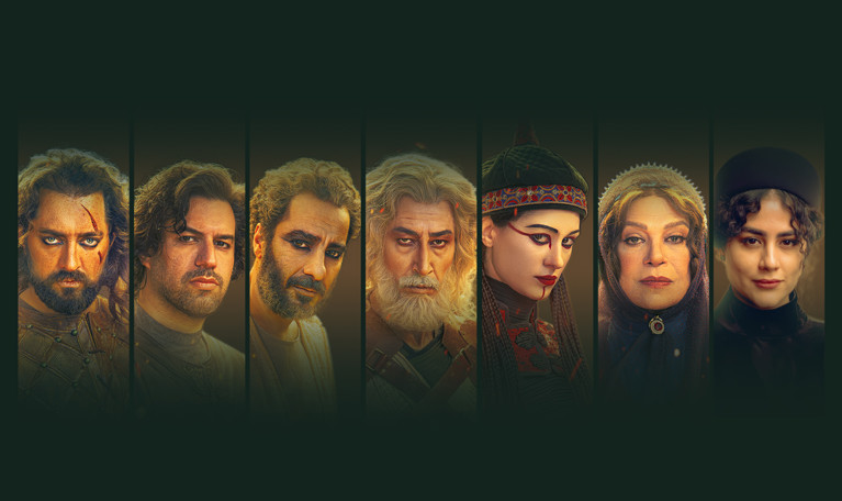 Ansikten på rad. Fotografi.