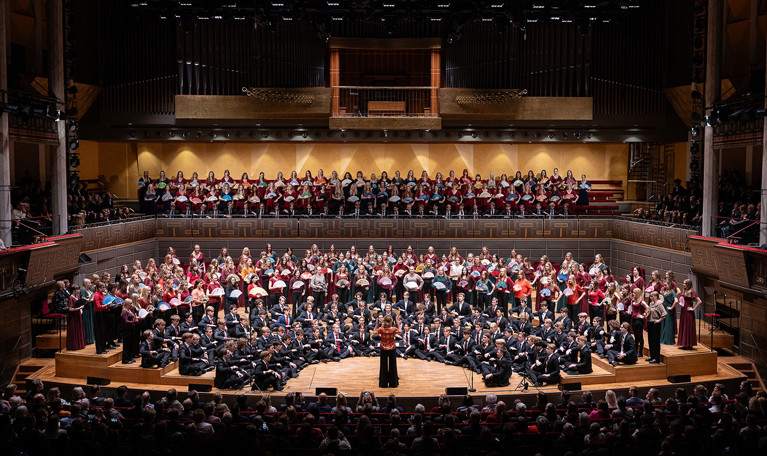 Orkester på podiet: Fotografi.