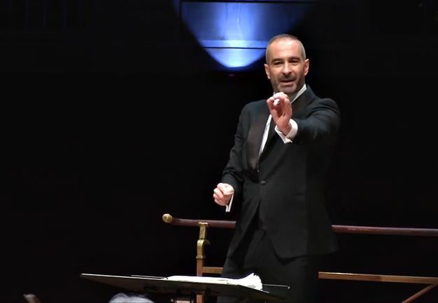 Man conducting. From the concert
