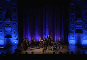 Musicians playing. From the movie