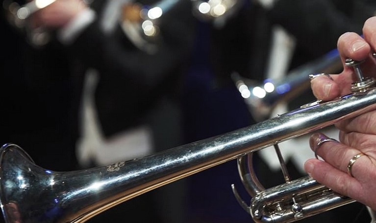 Trumpet. Photo.