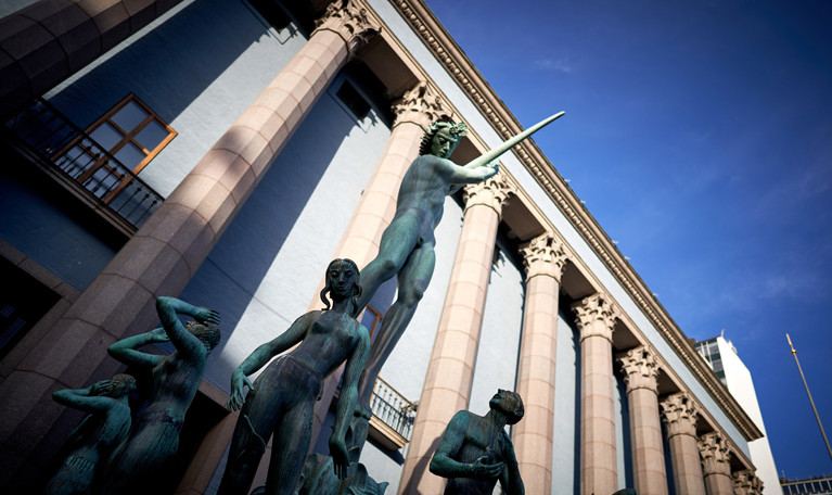 Orfeusstatyn. Fotografi