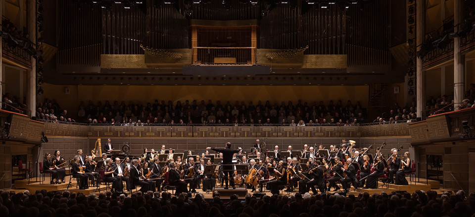 Stor orkester. Fotografi.