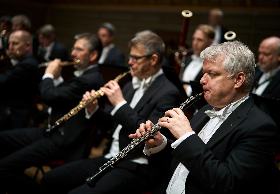  Medlemmar ur Kungliga Filharmonikerna. Foto: Yanan Li