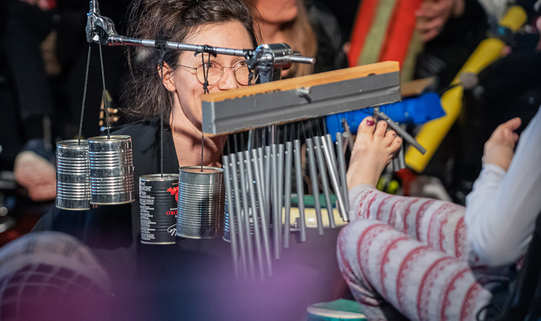 Fot som spelar. Fotografi
