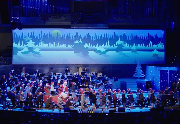 Barnens julkonsert. Fotografi.