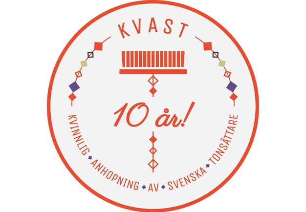 Logotyp Kvast 10 år