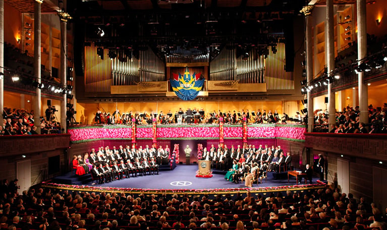 Picture fron the Nobel Ceremony. Photo.