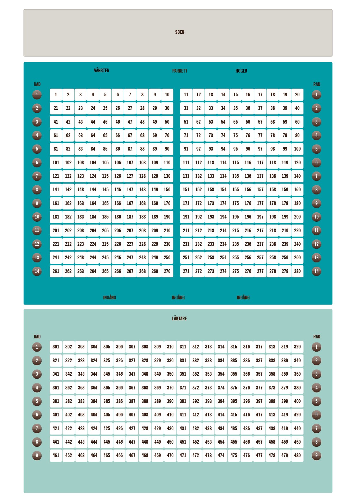 Illustration where you can sit in the small hall