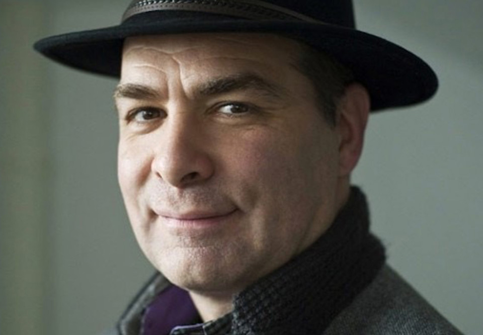 Man with a hat. Photo.