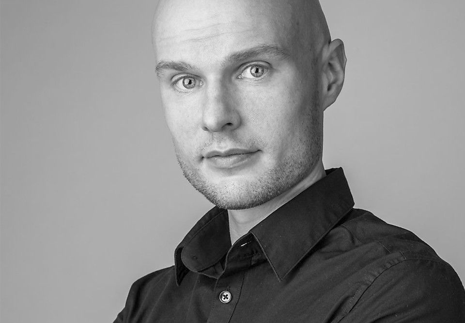 Närbild på man. Fotografi